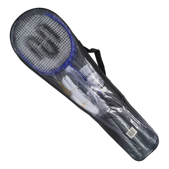 Set De Badminton Muuk 4 Raquetas + 2 Plumillas + Red