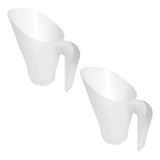 Kit C/2 Concha Plástica P/ Cereais Grãos Temperos Ração 1,8l Kit C/2 Concha Plástica P/ Cereais Grãos Temperos Ração 1,8l