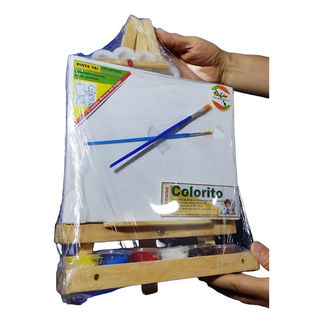 Caballete Infantil  Kit De Pintura Colorito