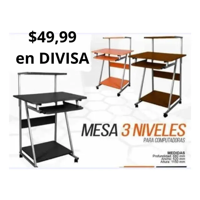 Mesa Para Computadora 3 Niveles Nuevas