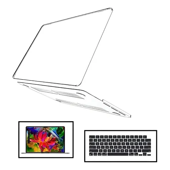 Funda Case Para Macbook Pro 14  Clear M1 M2 M3 M4