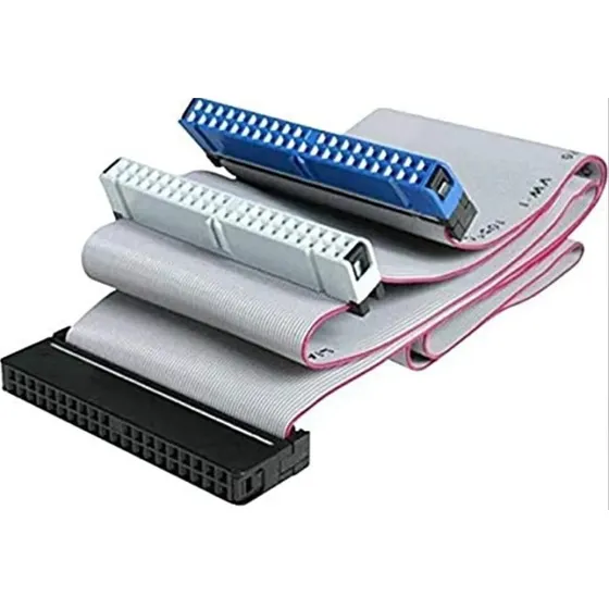 Kit De 2 Cable O Faja De Datos Ide 40 Pines 80 Hilos