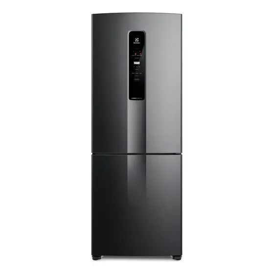 Geladeira Electrolux Frost Free Autosense Inverse Ib7b Cor Preto