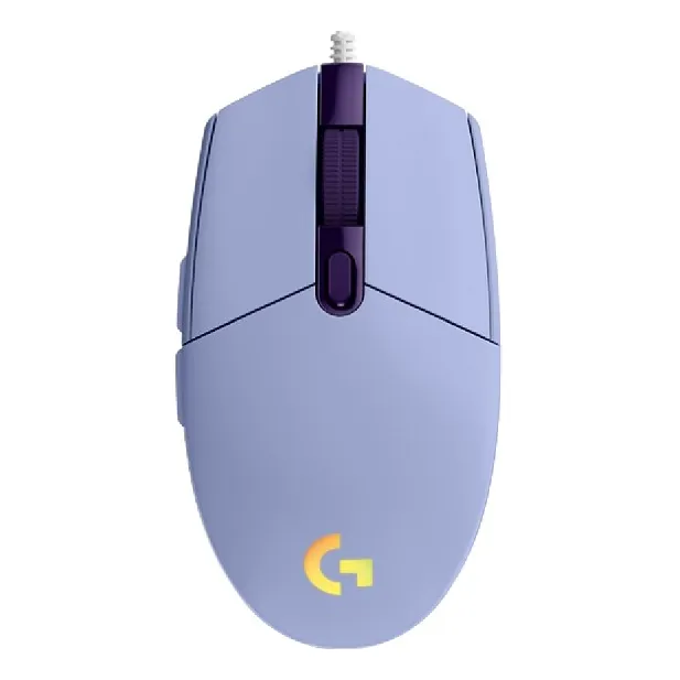 Mouse G203 Logitech Lila Alámbrico 910-005852