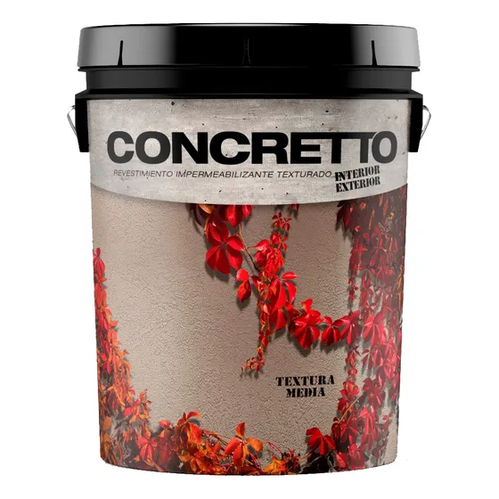 Revestimiento Texturado Concretto 25 Kg. Para Rodillo