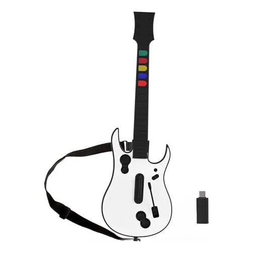 Controlador Sem Fio Guitar Hero Para Ps3 E Pc - Pacote