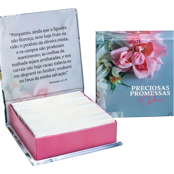 Preciosas Promessas De Deus - Azul E Rosa, De Vários Autores. Editorial Adsantos, Tapa Dura En Português, 2023