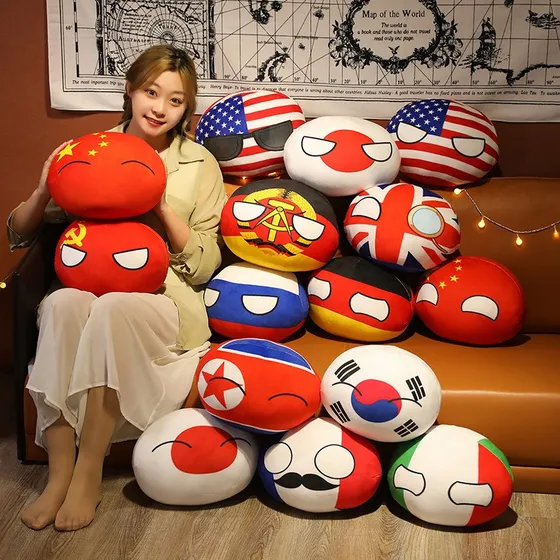 Muñeca De Peluche New Country Ball Colgante De Felpa Polandb