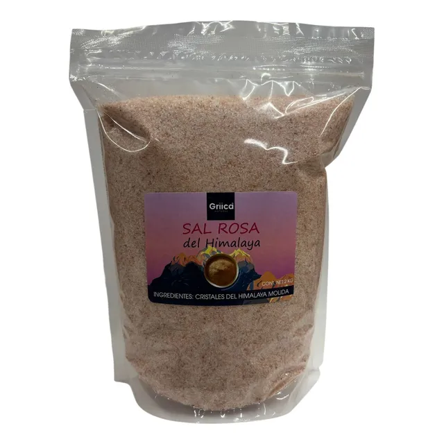 2 Kg Sal Rosa Del Himalaya Natural