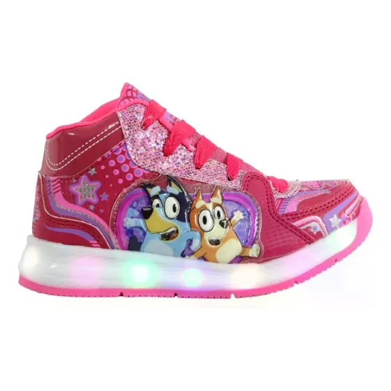 Tenis Niña Bluey Luces Led Coco Bingo Chilli Bandit Botas