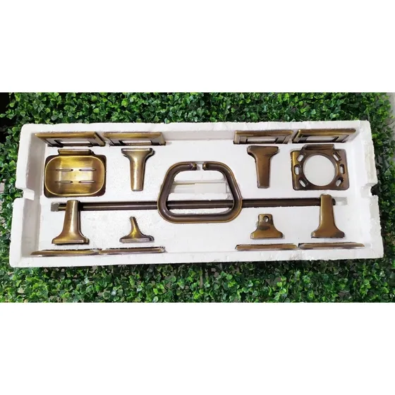 Kit De Accesorios Para Baños Bronce 