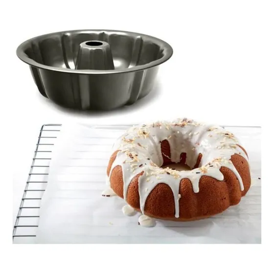 Molde Volcán Savarin 23 Cm Bundt Cake Gelatina Repostería