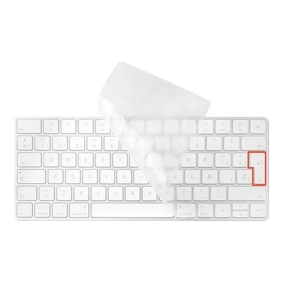 Funda Cubre Teclado Silicón Español iMac Magic Keyboard 2