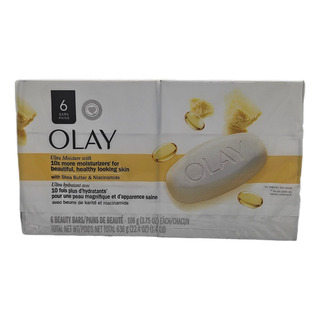 Jabón D/barra Moisture Outlast Olay C/manteca De Karité 6pzs Jabón D/barra Moisture Outlast Olay C/manteca De Karité 6pzs