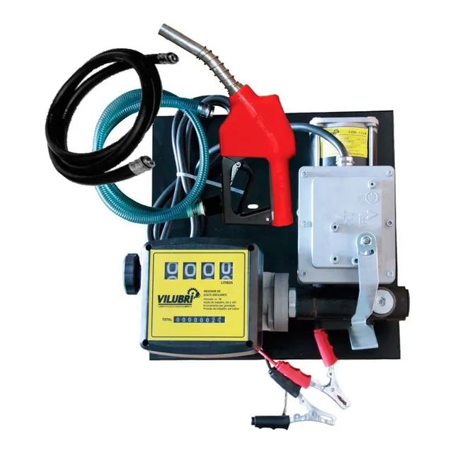 Kit Bomba Abastecimento 220v Gasolina E Diesel Vilubri 1753