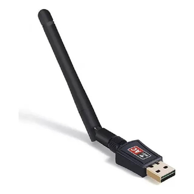 Adaptador Wifi Usb Antena Inalambrica Largo Alcanc Rompemuro