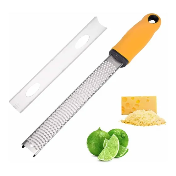 Zester Rallador Queso Citrico Limon Cocina Acero Afilada
