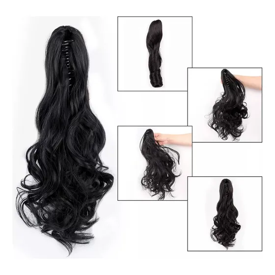 Extensión De Cabello Coleta Apariencia Alta Calidad Gancho