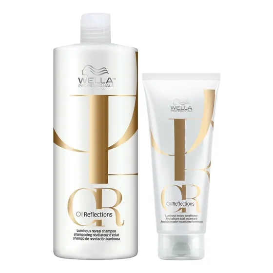 Shampoo 1000ml + Acondicionador Wella Oil Reflections