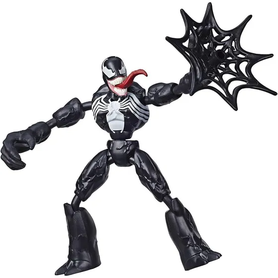 Boneco Venom Spider Man Bend and Flex Marvel Hasbro E7689