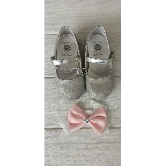 Zapatos De Niña Con Tacon Bebe Importados Con Suelas De Goma