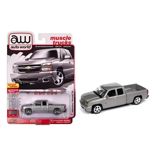 Auto World 1981 Chevrolet Silverado Rat Fink Diecast Truck – 1/64