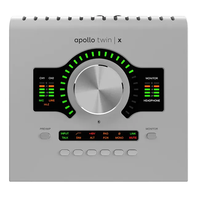 Interface Universal Audio Apollo Twin X Duo Generacion 2 Gris
