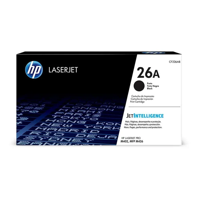 HP LASERJET CF226A TONER 26A COLOR NEGRO