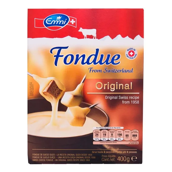 Fondue de Queijo Suíço Emmi 400g