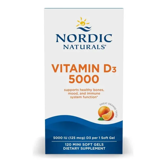 Vitamina D3 5000 Iu - Nordic Naturals - Minicaps - Made Usa