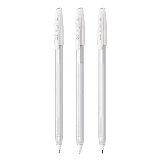Caneta Gel Cis Trigel Branca Kit Com 3 Unidades Cor Do Exterior Transparente Caneta Gel Cis Trigel Branca Kit Com 3 Unidades Cor Do Exterior Transparente