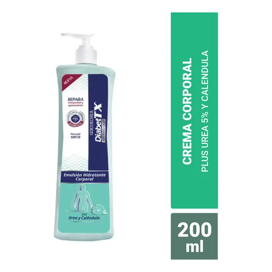 Goicoechea Diabettx Emulsión 5% Urea Y Caléndula 200 Ml Caléndula