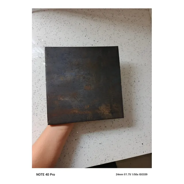 Base Para Tubo 100x100 Flanche 15cm X15cmx6mm