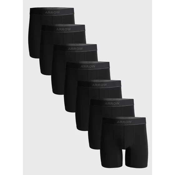 Boxer Medio 7 Unidades Liso Arrow Bod7030ne