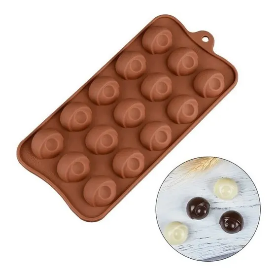 Molde De Silicona Para Chocolate Forma De Ojos