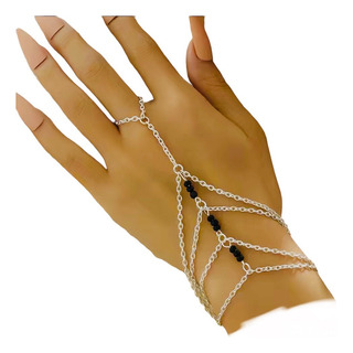 Pulsera Turca-árabe Con Anillo Integrado. Pulsera Turca-árabe Con Anillo Integrado.