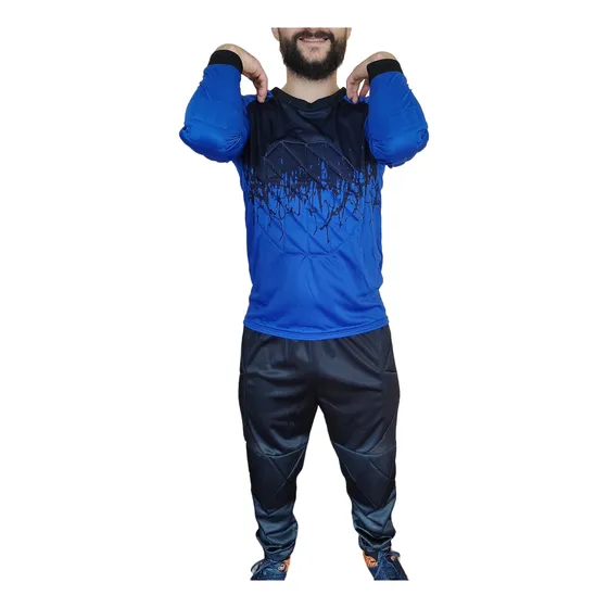 Uniforme - Conjunto Arquero - Portero Niño Y Adulto Azul