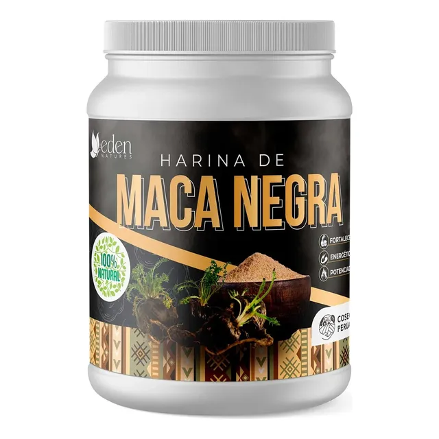 Maca Negra Eden Natures Cosecha Peruana 500gr