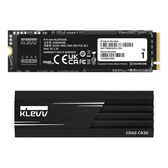 Ssd Klevov Cras C930 De 1 Tb M.2 2280 Nvme Pcie Gen4 Con Dis