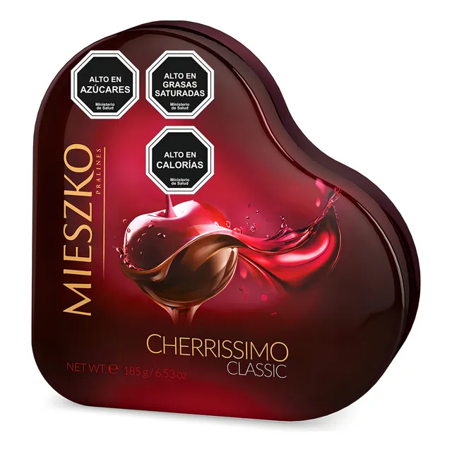 Lata De Bombones Corazón Miesko Cherrissimo Classic 185g