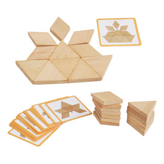 Juego De Bloques De Patrón De Madera De 54 Piezas, Juegos Juego De Bloques De Patrón De Madera De 54 Piezas, Juegos