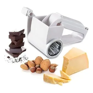 Ralador Manual De Queijo Lùminas Rotativas Em Aço Inox Ralador Manual De Queijo Lùminas Rotativas Em Aço Inox