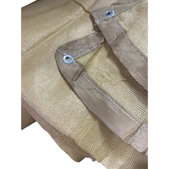 Toldo Tahona Malla 4x4 Ojales Beige Para Exterior