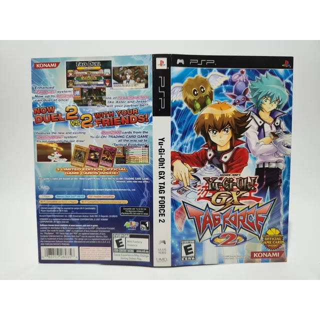 Encarte Yu-gi-oh Gx Tag Force 2 Original Para Sony Psp