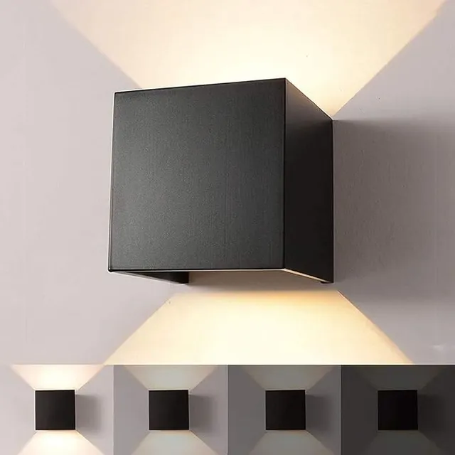 Pack X6 Lampara Led Para Pared Exterior Aplique Terraza Esca