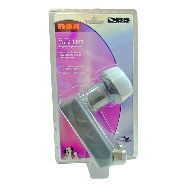 Lnb Dual Rca Dlnb2 Para Conectar 2 Recibidores