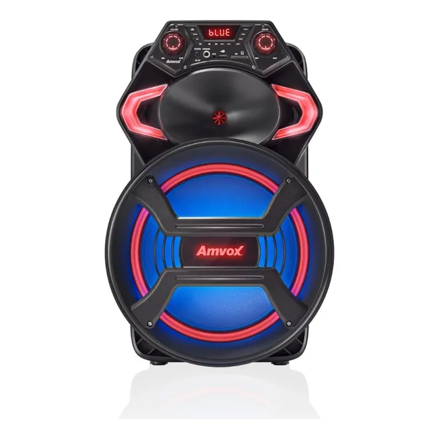 Caixa Amplificada Amvox Aca 550 Strondo Ii 550w Bivolt Cor Preto 110v/220v