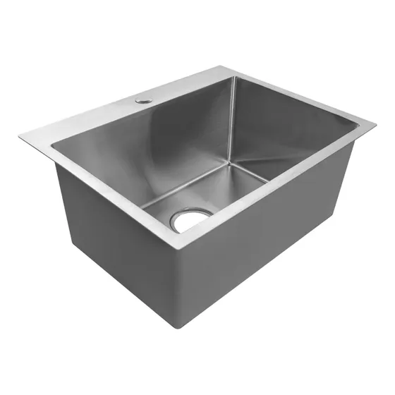 Fregadero 60x45cm Acero Inoxidable Cesta Sifón