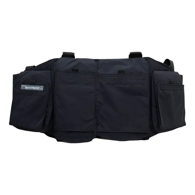 Newswear Chaleco Azul Fotógrafo Bolso Cámara Lentes Mochila