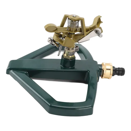 Aspersor Giratorio Amarillo Para Césped, Rotación De 360 Gra